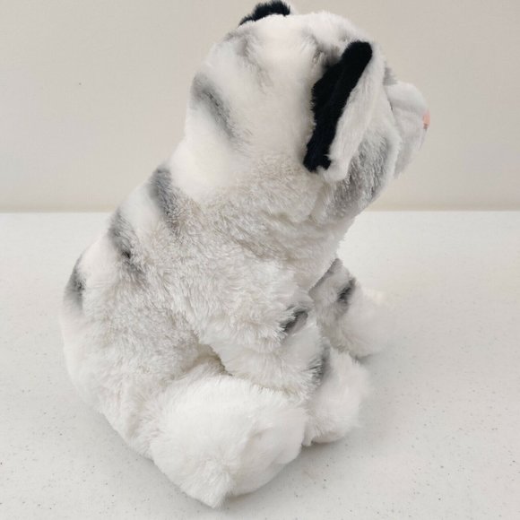 Destination Nation Plush White Tiger Cub Soft Stuffed Animal Gift Toy - Picture 4 of 9